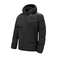 thumbnail image 2 of Puntoco Chaqueta De Invierno Gruesa E Informal De Algodón Resistente Al Viento Y Cálida Para Hombre, Con Bolsillo Con Cremallera Y Cordón, Chaqueta Con Capucha De Manga Larga, 2 of 8