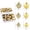 Gold, variant on Christmas 42-Piece Ball Ornaments Set - Classic Festive Hanging Decorations(Blue)
