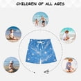 thumbnail image 6 of Kids' Beach Pants Comfortable Swim Trunks Sky Blue Flashing Pattern Shorts for Pool Vacation and Lounge Wear 2T, 6 of 8