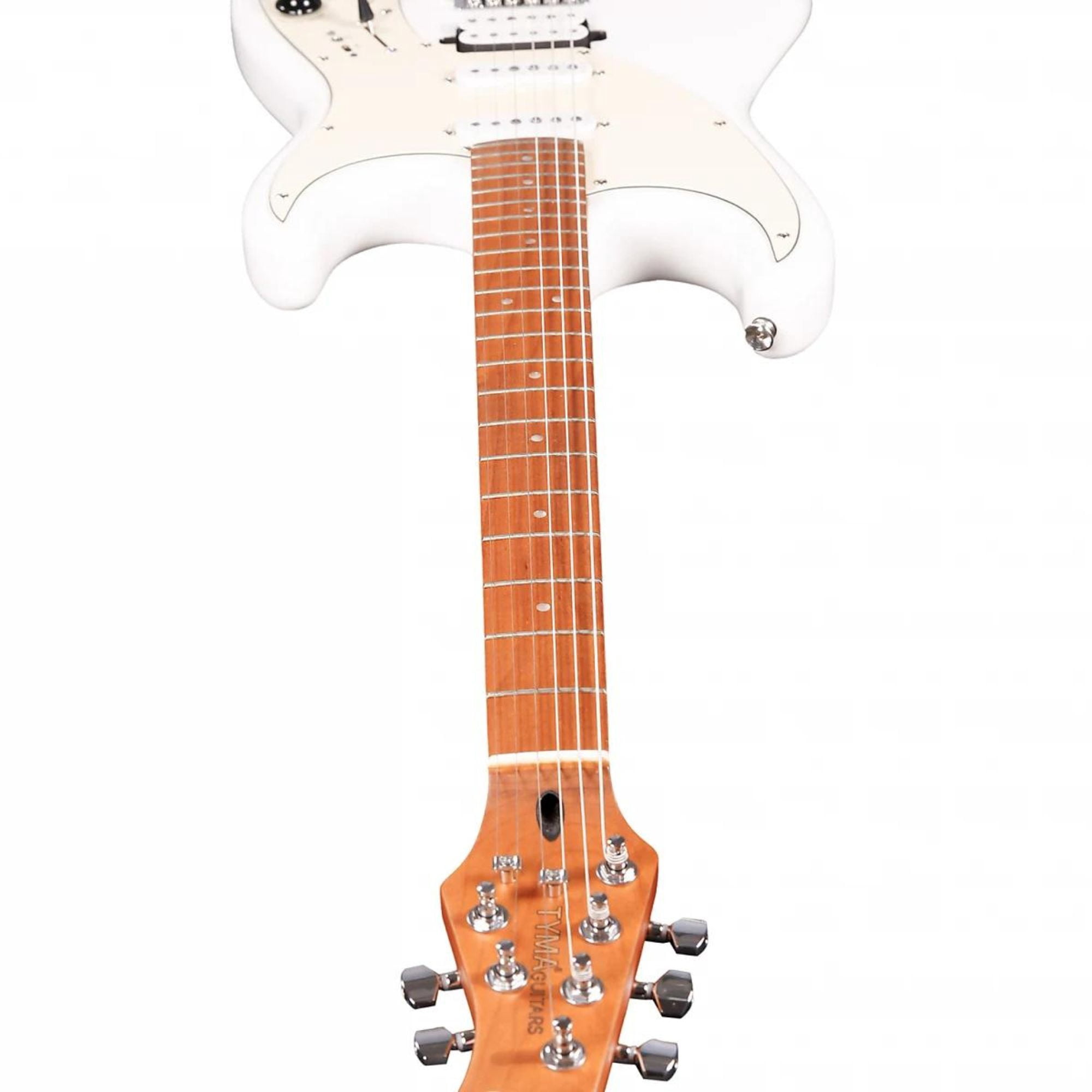 TYMA E7 Smart Guitar | The Ultimate Portable All-in-One Guitar - Snow Feather White