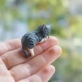 thumbnail image 5 of 5 Pc Mini Cat Figurines Set, Resin Kittens for Monitor & Desk, Garden Decor, 5 of 6