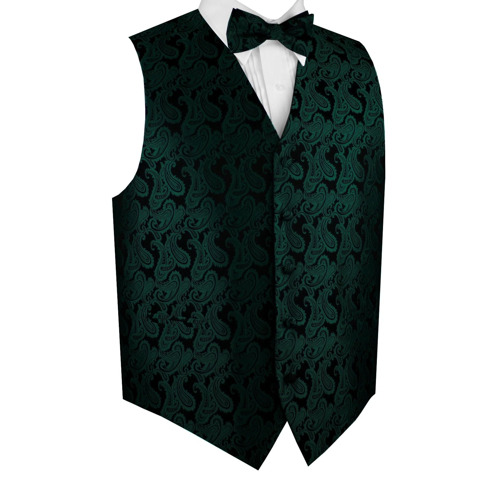Royal Boy Straight Cut PAISLEY PATTERN Pre-tied Bow tie Kids Wedding Party Prom