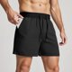 thumbnail image 2 of Pantalones cortos de running para hombre con entrepierna de 5"/7"/9" - Bolsillos con cremallera, poliéster ligero, pantalones cortos deportivos, tallas S-XXXL para gimnasio y baloncesto, 2 of 5