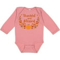 thumbnail image 3 of Inktastic Thankful and Blessed Pumpkin and Fall Leaves Boys or Girls Long Sleeve Baby Bodysuit, 3 of 5
