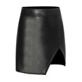 thumbnail image 1 of Vedolay Skirts Women's High Waist Pencil Skirts Plus Size Wrap A Line Skirt,Black XL, 1 of 5