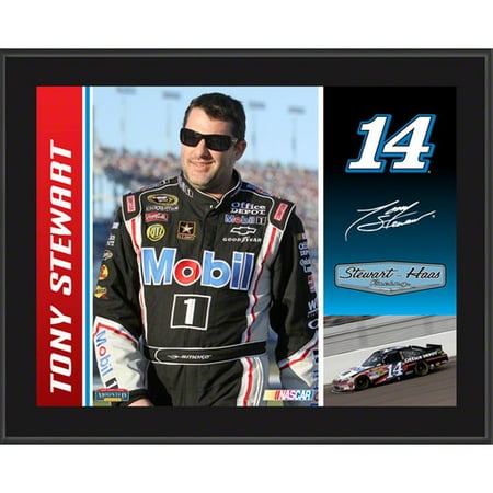 Tony Stewart Sublimated 10x13 Driver Photo Plaque | Details: 2012 Mobil 1