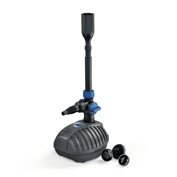 OASE Aquarius Fountain Set Eco 550 with Pump & 3 Fountainheads-550 GPH-77379