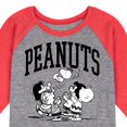 thumbnail image 3 of Peanuts - Peanuts Collegiate - Toddler And Youth Raglan Graphic T-Shirt, 3 of 7