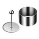 thumbnail image 1 of Mini anillo de acero inoxidable para alimentos, utensilios para hornear, anillos para mousse de cupcakes con empujador para grande, 1 of 9