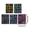 thumbnail image 3 of Casse-Tête Éducatif pour Adultes - Ensemble de Casse-Tête en Métal 3d avec 40 Démêlements de Flexion d'Esprit, Pochette Portable pour Réflexion Inversée, Jeu de Nuit 40 Pcs, 3 of 5