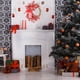 thumbnail image 3 of Guirnalda De Bayas Rojas Artificiales De Navidad, Guirnalda Colgante Medio Cubierta, Decoración De Navidad Moyic HA039138-00, 3 of 6