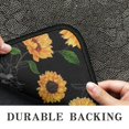thumbnail image 6 of Black Green Leaf Sunflower Pattern Door Rugs,Washable Non Slip Door Mats Indoor,Decorative Door Mats,Entry Mat Indoor for Entrance,Bedroom,Kitchen,Bathroom,30"x17", 6 of 6