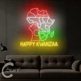 thumbnail image 4 of C-CRAFT Happy Kwanzaa Neon Led Light 35 inch for Kwanzaa Holiday Home Decor, 4 of 5