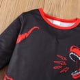 thumbnail image 6 of UAYOTSE Toddler Boys Dinosaur 2 Piece Outfit Long Sleeve Shirt All Over Print Pants Fall Winter Playwear Size 4-5 Years, 6 of 8