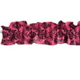 thumbnail image 6 of Floral Damask Taffeta Curtain Sleeve Topper Window Treatment, 6 of 11