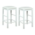 thumbnail image 5 of Linon Lancer 5-Piece Casual Dining Tavern Set, White with White Marble Top, 5 of 7