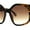 Tortoise Gradient Brown, variant on Womens Oversize Pentagon Size Lens Thic Horn Rim Vintage Style Sunglasses All Black