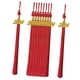 thumbnail image 4 of 10 piezas de gorro de graduación con borlas, accesorio para sombreros de graduación, abalorio académico, manualidades DIY rojo, 4 of 9