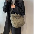 thumbnail image 2 of Kukuzhu Quilted Tote Bag for Women Trendy Purses Puffer Tote Bag Women Aesthetic Tote Bag Puffy Bag Quilted Bag, 2 of 7