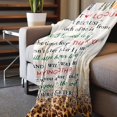 thumbnail image 5 of Gifts for Mom,Mom Birthday Gifts from Daughter, Birthday Gifts for Mom, to My Mom Birthday Gifts, I Love You Mama Gifts Bed Blanket, Mother Day Decorations Flannel Blanket 60x50, 5 of 6