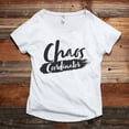 thumbnail image 2 of Thread Tank Chaos Coordinator Women's Fashion Relaxed Slouchy Dolman T-Shirt Tee Heather White X-Large, 2 of 5