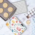 thumbnail image 5 of Yayeee Pot Holders Kitchen Heat Resistant with Pockets 7"x9.8" Cotton Oven Cooking Hot Pads, Cute Easter Eggs, 5 of 7