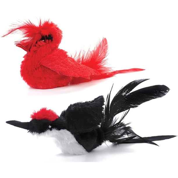 tweeting bird cat toy