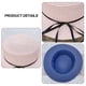 thumbnail image 3 of Sombrero de paja para mujer con circunferencia de 56-58 cm, sombrero para el sol con lazo de cinta, sombrero de copa plana para exteriores, sombrero para el sol con protección solar, 3 of 5