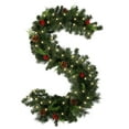 thumbnail image 3 of Pre-Lit Christmas Garlands LED Light Illuminated  Wreaths with Pinecones 1.8m 30LED, 3 of 8