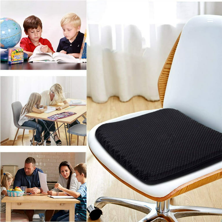 Seat Cushion, Gel Seat Cushion for Long Sitting, Purple Double Thick Seat  Cushion with Carry Handle, Gel Seat Cushion for Office Chair Car  Wheelchair