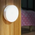 thumbnail image 2 of Motion Sensor LEDs Night Light USB Rechargeable Human Body Induction Round Night Lamp Magnetics Stick Children Lamp for Wall Bedside Wardrobe Stairs Cabinet WHITE, 2 of 3