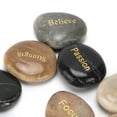 thumbnail image 2 of Rocas de río, guijarros, piedras de grabado con letras pulidas naturales, piedras para plantas, calidad en la que puede confiar, 2 of 12