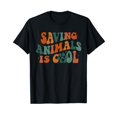 thumbnail image 1 of Cool Retro Groovy T-Shirt - Support Animal Conservation, 1 of 1