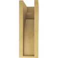 thumbnail image 4 of 5"W x 10"D x 15"H Classic Yorktown Rough Cedar Woodgrain TimberThane Corbel, Primed Tan, 4 of 6