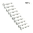 thumbnail image 4 of Unique Bargains M6x45mm Phillips Head Machine Screws Zinc Plated Cross Screw Leather Fasteners Bolts Full Thread Carbon Steel 10Pcs, 4 of 4