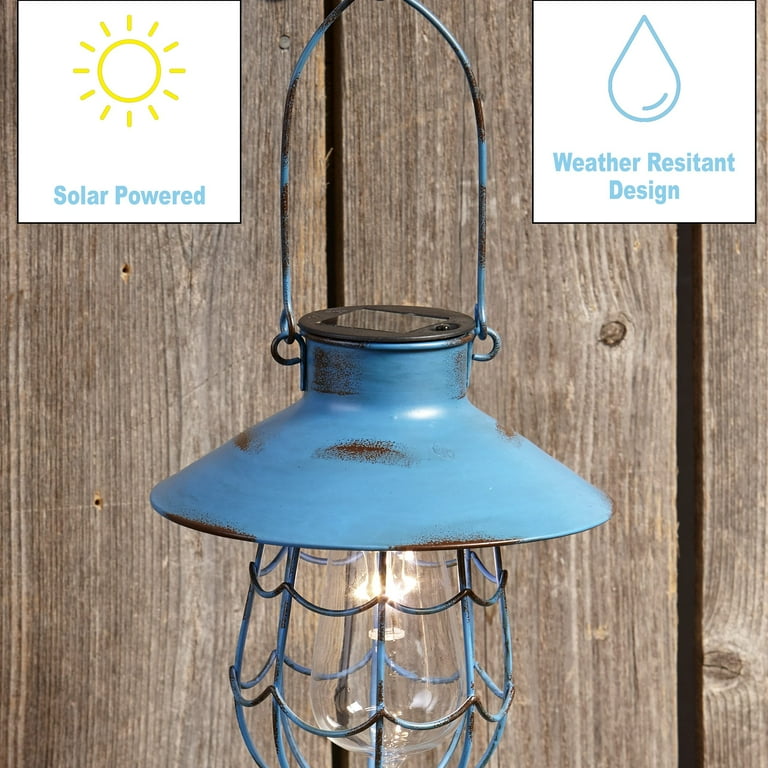 The Lakeside Collection Hanging Solar Lantern The Lakeside Collection Hanging Solar Lantern