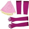 thumbnail image 6 of Pink Dress Women Girls Dress with Gloves Stocking Costume, 6 of 7