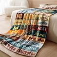 thumbnail image 2 of Yibo Best Social Worker Gifts Blanket Flannel Soft and Comfortable Anti-static Bed Sofa Blanket, 2 of 7