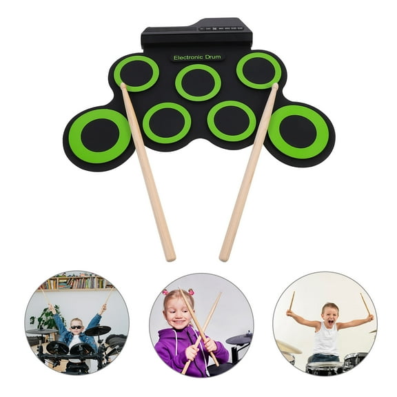 BESTYASH Portable Drum 1 Set of Compact Electric Drum for Engaging Family Time
