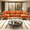Orange, variant on Wiilayok U Shaped Sectional Sofa,Chenille Fabric U Shaped Modular Couch with Double Reversible Chaise, 4 Seater Sofa Set for Living Room, Dark Black