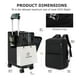 thumbnail image 2 of Juego de 2 piezas Luggage feilario con marco de aluminio de 20 pulgadas con cierre TSA, 2 of 7