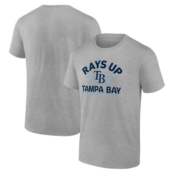 Men's Heather Gray Tampa Bay Rays Team Go For Two T-Shirt