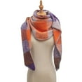 thumbnail image 1 of Scarf for Women, Ladies Plaid Scarf European And Winter Circular Yarn Triangular Shawl Scarf, 1 of 1
