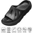 thumbnail image 2 of Recovery Slides Sandals for Women Plantar Fasciitis Thick Cushion Orthotic Men Athletic Slides Lightweight Comfort Women Cloud Slippers Arch Support of Indoor Outdoor, 2 of 7