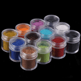 thumbnail image 4 of Fine Slime Paillettes, Ensemble de 12 Couleurs, Poudre Scintillante Multi-Usage, 4 of 5