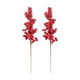 thumbnail image 2 of Ramas navideñas de frutos rojos | Decoración de frutas artificiales de PVC con tallos flexibles | Pack de 2 centros de mesa y adornos para árbol navideños, 2 of 5