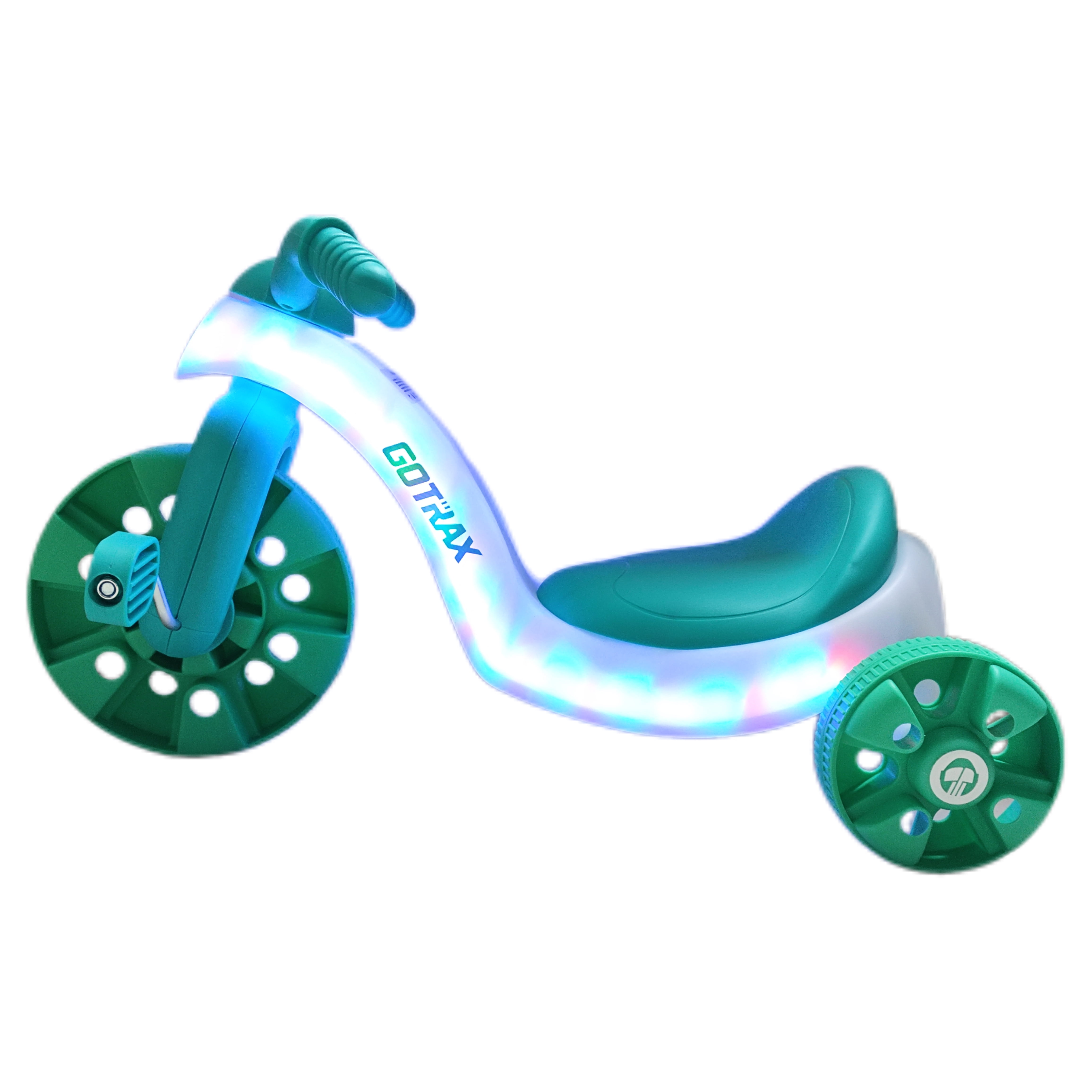 GOTRAX Light-Up 12" Kids' Trike in Teal Blue – Spark Fun & Adventure for Ages 3+
