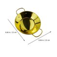 thumbnail image 2 of Olla seca de marisco de acero inoxidable, olla de cocina, olla seca de fondo plano con asa HOMEMAXS 13448835-MX, 2 of 6