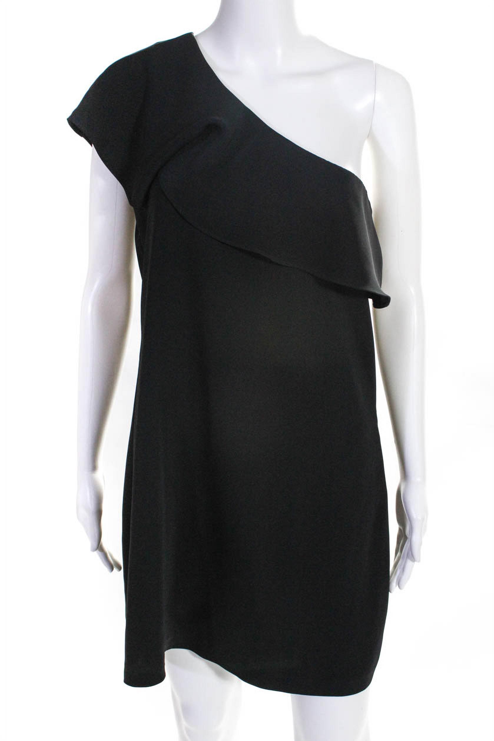 Ella Womens Ruffle Brooke Dress Black 