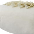 thumbnail image 4 of Vorkoi 3D Sunflower Handmade Throw Pillow Covers Decorative Floral Pillowcases Cushion Covers for Couch Living Room Home Decor Creamy 18x18 In, 4 of 14